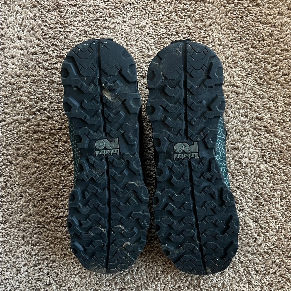 Timberland  PRO Black and Teal Boots - Size 8 - Picture 7 of 10
